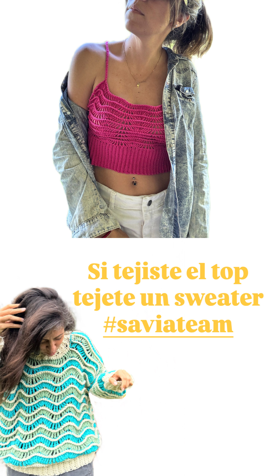 Savia top + sweater