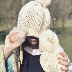 Gorro canelon en circulares