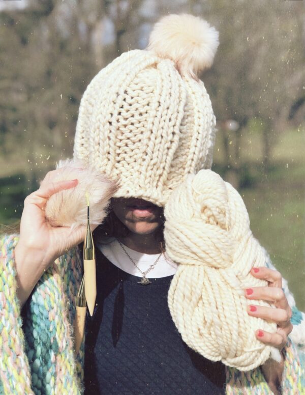 Gorro canelon en circulares